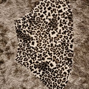 Leopard print skirt